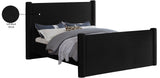 Elias Velvet King Bed – Elegant Contemporary Design with Solid Wood Frame for Modern Bedrooms Decor