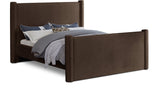 Elias Velvet Queen Bed – Stylish Modern Design with Solid Wood Frame for Ultimate Bedroom Elegance