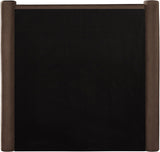Elias Velvet Twin Bed - Elegant Minimalist Design with Solid Wood Frame for Contemporary Bedrooms