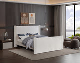 Elias Velvet King Bed – Elegant Contemporary Design with Solid Wood Frame for Modern Bedrooms Decor