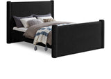 Elias Velvet Full Bed - Stylish Contemporary Design with Solid Wood Frame for Timeless Elegance
