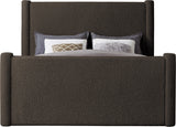 Elias Velvet King Bed – Elegant Contemporary Design with Solid Wood Frame for Modern Bedrooms Decor