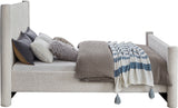 Elias Velvet Full Bed - Stylish Contemporary Design with Solid Wood Frame for Timeless Elegance