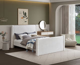 Elias Velvet Queen Bed – Stylish Modern Design with Solid Wood Frame for Ultimate Bedroom Elegance