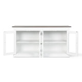 Halifax Accent Display Buffet with 4 Glass Doors