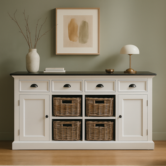 Halifax Contrast Buffet with 4 Baskets