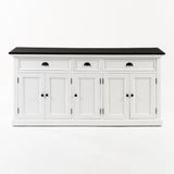 Halifax Contrast Large Buffet 5 Doors 3 Drawers 71''