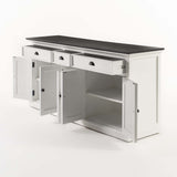 Halifax Contrast Large Buffet 5 Doors 3 Drawers 71''