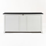 Halifax Contrast Large Buffet 5 Doors 3 Drawers 71''