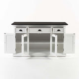 Halifax Contrast Buffet with 4 Doors 3 Drawers