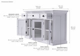 Halifax Buffet with 4 Doors 3 Drawers