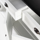 Halifax Contrast Large Buffet 4 Doors 4 Drawers 79''