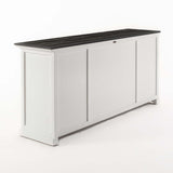 Halifax Contrast Large Buffet 4 Doors 4 Drawers 79''