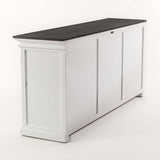 Halifax Contrast Buffet with 4 Glass Doors