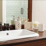 Dakota Ceramic 3PC Countertop Bathroom Set, 4 MOQ