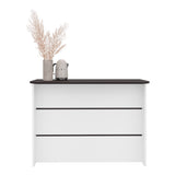 TUHOME Fendi Kitchen Island with Spacious Countertop, Open Lower Shelves and Enclosed Storage Cabinets, Modern Multi-Use Prep Station for Kitchens, Coffee Stations or Dining Areas, Functional Organization for Everyday Cooking