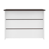 Fendi Kitchen Island with Spacious Countertop, Open Lower Shelves, Storage Cabinet and Versatile Multi-Use Design for Meal Preparation, Coffee Station Organization, Modern Home Convenience