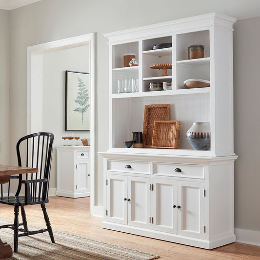 Halifax Buffet Hutch Unit with 2 Adjustable Shelves