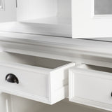 Halifax Buffet Hutch Unit with 4 Glass Doors