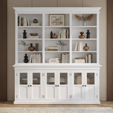 Halifax Hutch Unit with 6 Glass Doors