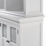 Halifax Hutch Unit with 4 Glass Doors
