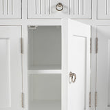 Skansen Hutch Cabinet with 5 Doors 3 Drawers