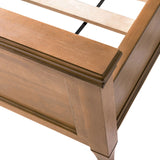 4-Piece Transitional Solid Wood Bedroom Set with 6-Drawer Dresser