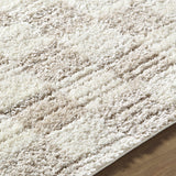 Belita Beige Luxe Shag Area Rug