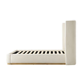 Estela Platform Bed-IVORY