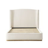 Estela Platform Bed-IVORY