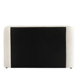 Alza Upholstered Bed-KB-BEIGE