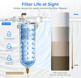 Waterdrop 5 Micron Sediment Water Filter Replacement for WD-BG100 Whole House Water Filter System