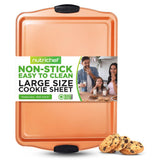 Large Cookie Sheet -Commercial Grade Restaurant Quality Metal Bakeware, Compatible With Models: Ncsbs3S45, Nc5Pcs (Copper)