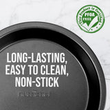 Non-Stick Round Cake Pan - Deluxe Nonstick Gray Coating Inside And Outside, Compatible With Model: Ncbs10S (Black)
