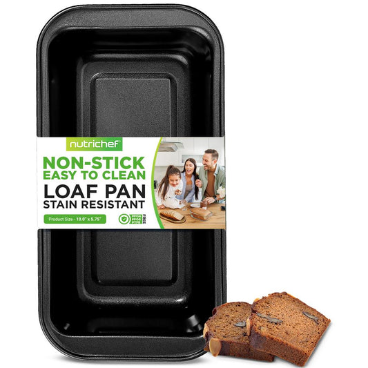 Non-Stick Loaf Pan - Deluxe Nonstick Gray Coating Inside And Outside, Compatible With Model: Ncbs10S (Black)