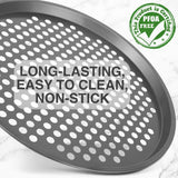 Non-Stick Pizza Pan - Deluxe Nonstick Gray Coating Inside And Outside, Compatible With Model: Ncbs10S (Gray)