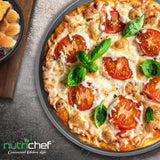 Non-Stick Pizza Pan - Deluxe Nonstick Gray Coating Inside And Outside, Compatible With Model: Ncbs10S (Gray)
