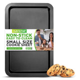 Small Cookie Sheet - Non-Stick Bake Trays With Black Coating Inside & Outside, Compatible With Model: Nczk3B (Gray)
