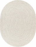 Beige Braided Faux Jute Outdoor Rug
