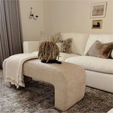 Lily 47" Chenille Accent Waterfall Bench