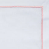 Embroidered Cotton Napkins - Baby Pink