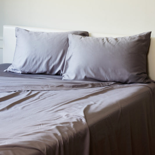 Bamboo Pillowcase Set – Platinum