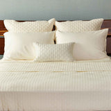 Bamboo Quilted Decorative Pillow - Ivory