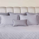 Bamboo Quilted Decorative Pillow - Platinum