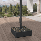 PURPLE LEAF Luxury Outdoor Market Patio Umbrella Base with Wheels ZY03-BSAT-WK-400