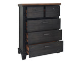 Bear Creek Brown 4-Piece Queen Set (Q Bed/NS/Dresser/Mir)