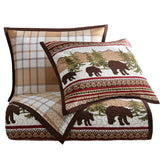 Bear Trail Reversible Quilt Set, Full/Queen