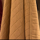 Beckett Washed Linen Box Stitch Quilt Set