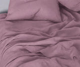 Linen Sheet Set - Dusty Mauve
