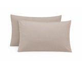 100% Cotton Sateen Pillowcases - Set of 2